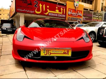 فيراري  اف 58 ايتاليا  2011  24,000  كوبيه \ سبورت  اف - 1  8  جلد  دفع خلفي  أحمر  بنزين