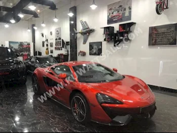 ماكلارين  570S  2017  0  كوبيه \ سبورت  اتوماتك  10  جلد  دفع كلي مستمر  برتقالي  بنزين