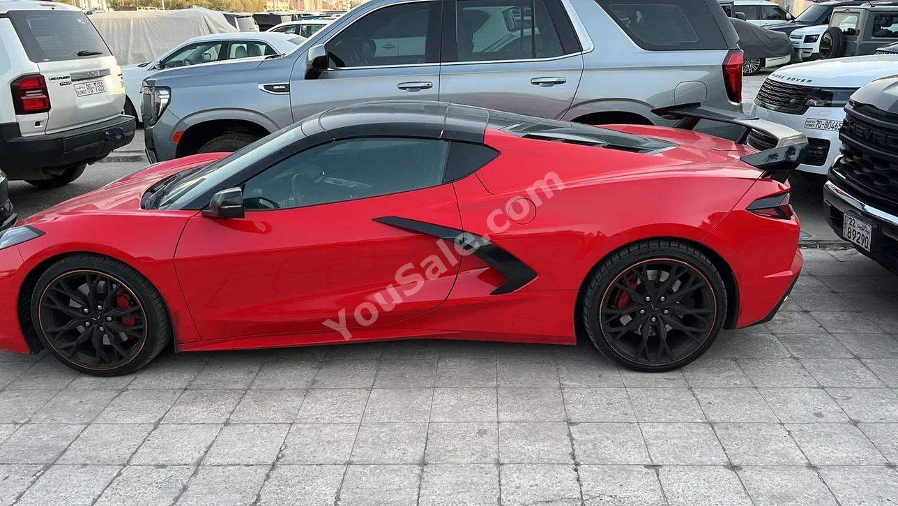 شفروليه  كورفيت  كشف  أحمر  2022