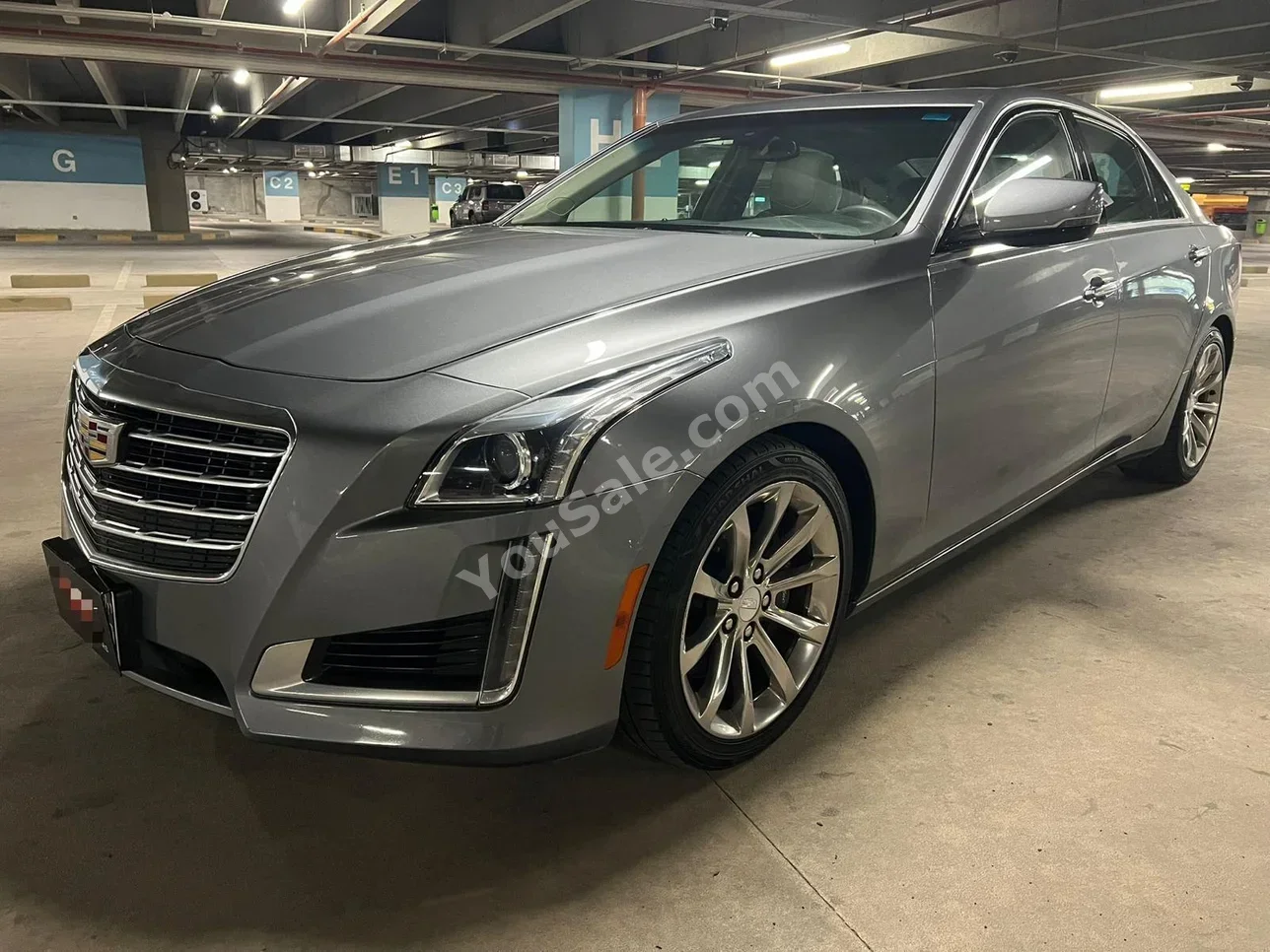 Cadillac CTS 2019 Automatic 76,000 Km 6 Cylinder RWD Sedan Gray