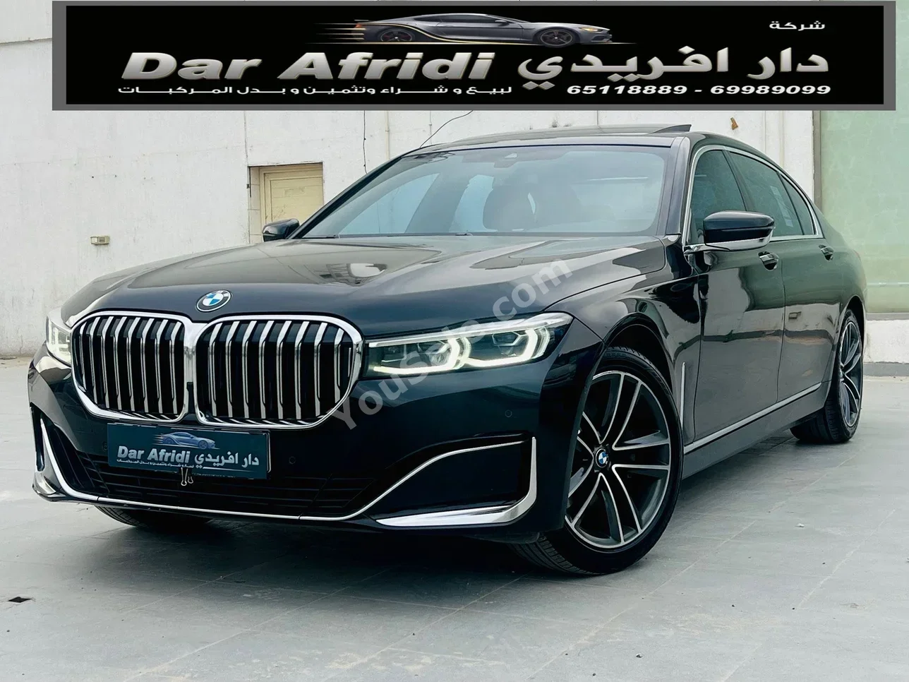بي ام دبليو الفئة - السابعة 730 Li 2022 اتوماتيك 72 كم 12 سلندر دفع رباعي سيدان أسود تحت الضمان