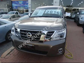Nissan  Platinum  Patrol  2016  0  SUV  Automatic  8  Leather  4WD  Gray  Gasoline