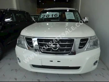 Nissan  Platinum  Patrol  2016  0  SUV  Automatic  8  Leather  4WD  White  Gasoline