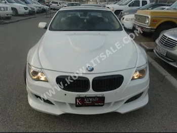 BMW  630i  6-Series  2008  88,000  Coupe / Sport  Automatic  6  Leather  RWD  White  Gasoline