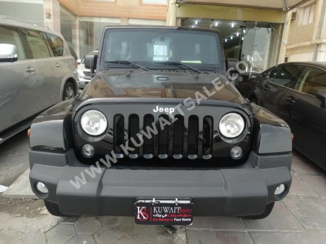 Jeep  Sahara  Wrangler  2015  24,000  SUV  Automatic  6  Leather  4WD  Black  Gasoline