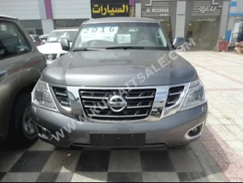 Nissan  SE  Patrol  2016  0  SUV  Automatic  8  Cloth  4WD  Gray  Gasoline