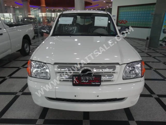 ZX Auto  Grand Tiger  2015  0  Pick Up  Manual  4  Cloth  FWD  White  Gasoline