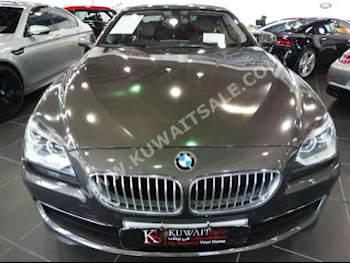 بي ام دبليو  650i  الفئة - السادسة  2013  84,000  سيدان  اتوماتك  8  جلد  دفع خلفي  بني غامق  بنزين