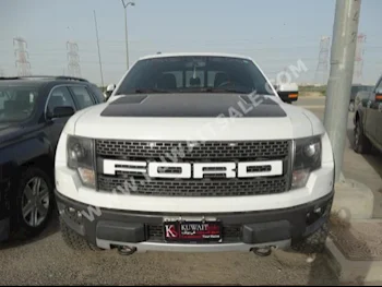 فورد  اف 150  رابتر  2013  66,000  بيكب  اتوماتك  8  جلد  دفع رباعي  أبيض  بنزين