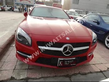 Mercedes-Benz  350  SL-Class  2014  10,000  Sedan  Automatic  6  Leather  RWD  Red  Gasoline