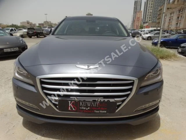 Hyundai  Genesis  2016  400  Sedan  Automatic  6  Leather  RWD  Gray  Gasoline