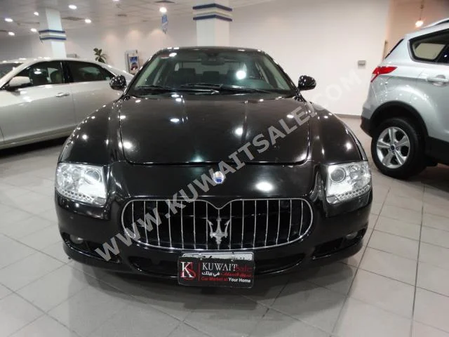Maserati  Quattroporte  2009  80,000  Coupe / Sport  Automatic  8  Leather  RWD  Black  Gasoline