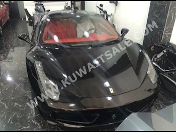 فيراري  اف 58 ايتاليا  2010  48,000  كوبيه \ سبورت  اتوماتك  8  جلد  دفع خلفي  أسود  بنزين