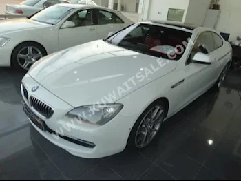 بي ام دبليو  640i  الفئة - السادسة  2013  80,000  كوبيه \ سبورت  اتوماتك  6  جلد  دفع خلفي  أبيض  بنزين
