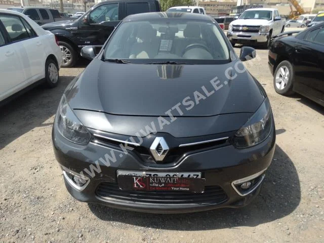 Renault  Fluence  2015  75,000  Sedan  Automatic  4  Cloth  RWD  Gray  Gasoline