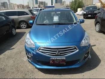 Mitsubishi  Attrage  2015  94,000  Sedan  Automatic  4  Cloth  FWD  Blue  Gasoline