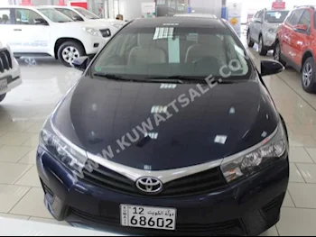 تويوتا  كورولا  2014  48,000  سيدان  اتوماتك  4  مخمل  دفع أمامي  أزرق غامق  بنزين