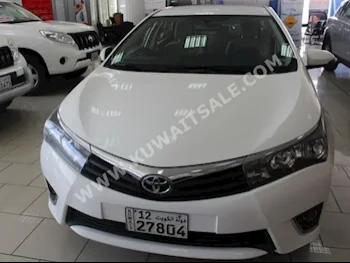 تويوتا  اكس ال اي  كورولا  2014  55,400  سيدان  اتوماتك  4  مخمل  دفع أمامي  أبيض  بنزين
