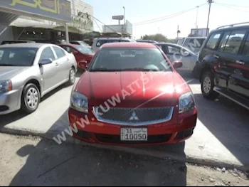 متسوبيشي  غالانت  2013  70,000  سيدان  اتوماتك  4  مخمل  دفع أمامي  عنابي  بنزين