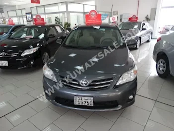 تويوتا  اكس ال اي  كورولا  2013  130,000  سيدان  اتوماتك  4  مخمل  دفع أمامي  رمادي  بنزين