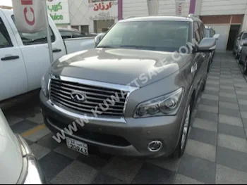 انفنيتي  80  كيو اكس  2014  55,000  اس يو في  اتوماتك  8  جلد  دفع رباعي  رمادي  بنزين