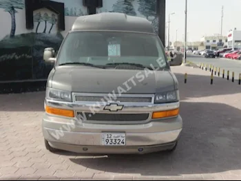 Chevrolet  Van  2011  124,000  Van / Bus  Automatic  8  Cloth  RWD  Gray  Gasoline