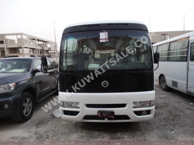 Nissan  Civilian  2013  88,000  Van / Bus  Manual  6  Cloth  RWD  White  Gasoline
