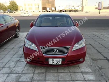 Lexus  350  ES  2009  35,269  Sedan  Automatic  6  Leather  RWD  Maroon  Gasoline