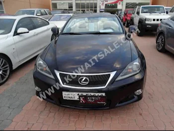 Lexus  300 C  IS  2011  75,000  Coupe / Sport  Automatic  6  Leather  RWD  Black  Gasoline