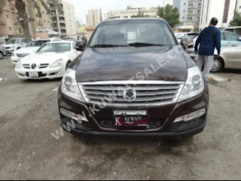 سانغ يونغ  ركستون  2013  60,000  اس يو في  اتوماتك  6  مخمل  دفع خلفي  بني  بنزين