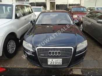 Audi  L  A8  2007  100,000  Sedan  Automatic  8  Leather  4WD  Dark Blue  Gasoline